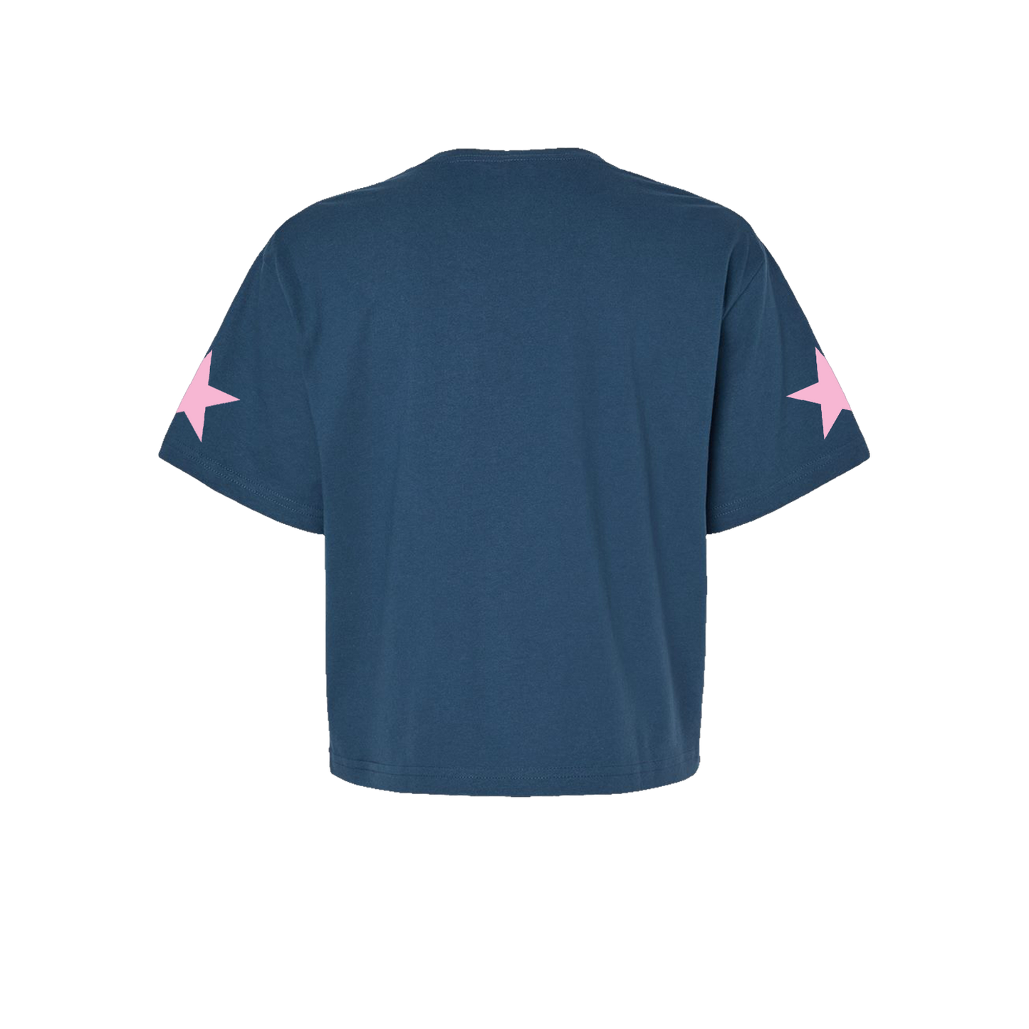 Womens Boxy Crop S/S Tee - Foundation (Blue)