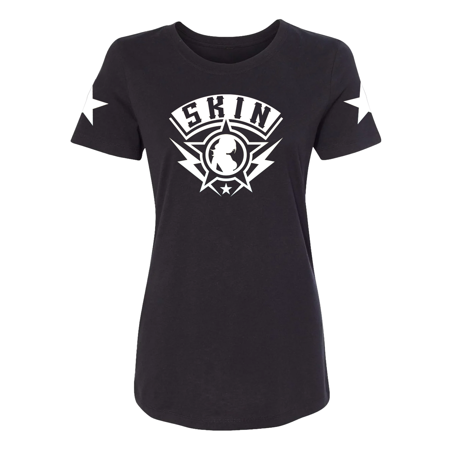 Womens Crew S/S Tee - FREEBIRD (Black)