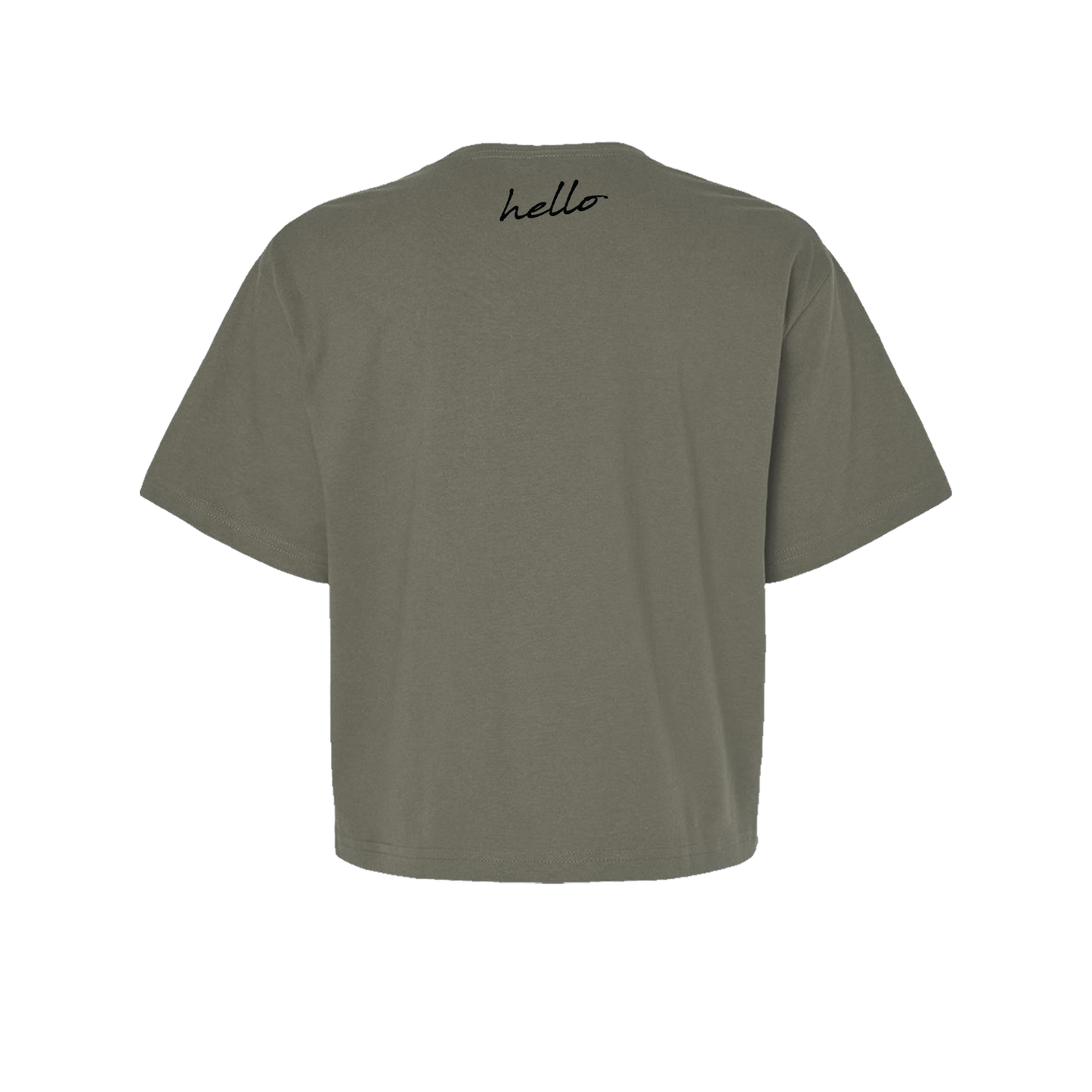 Womens Boxy Crop S/S Tee - HANK (Lieutenant)