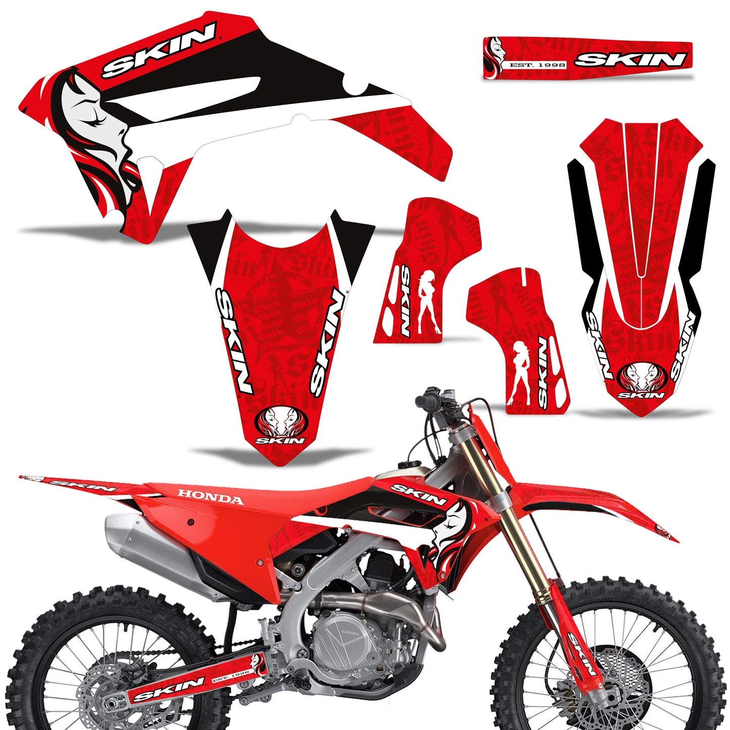 Graphic Kits (Motorcycle) - HONDA CRF 450