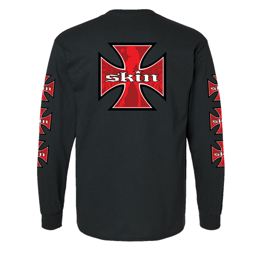 Mens Crew L/S Tee - RUMBLER (Black)