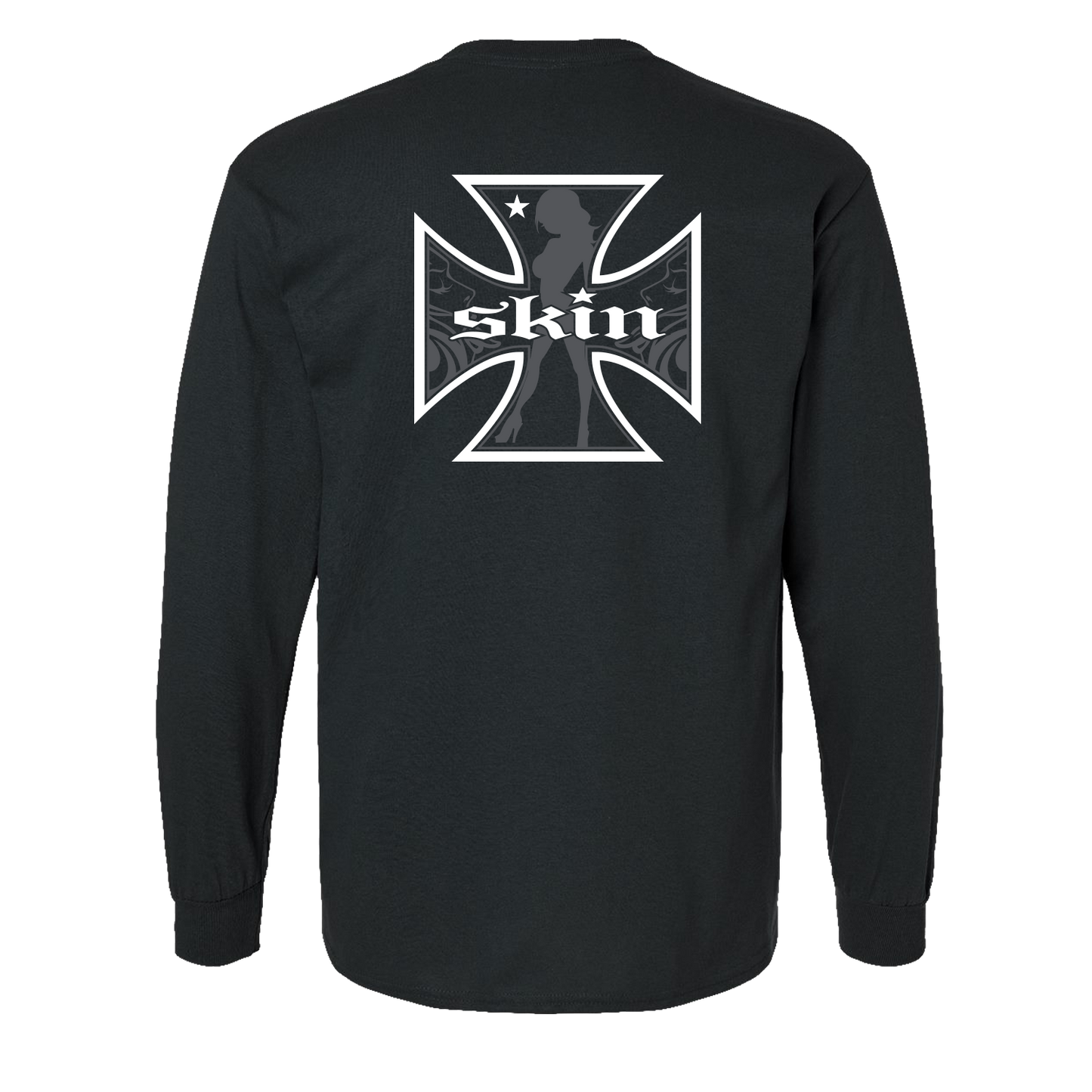 Mens Crew L/S Tee - C5 (Black)