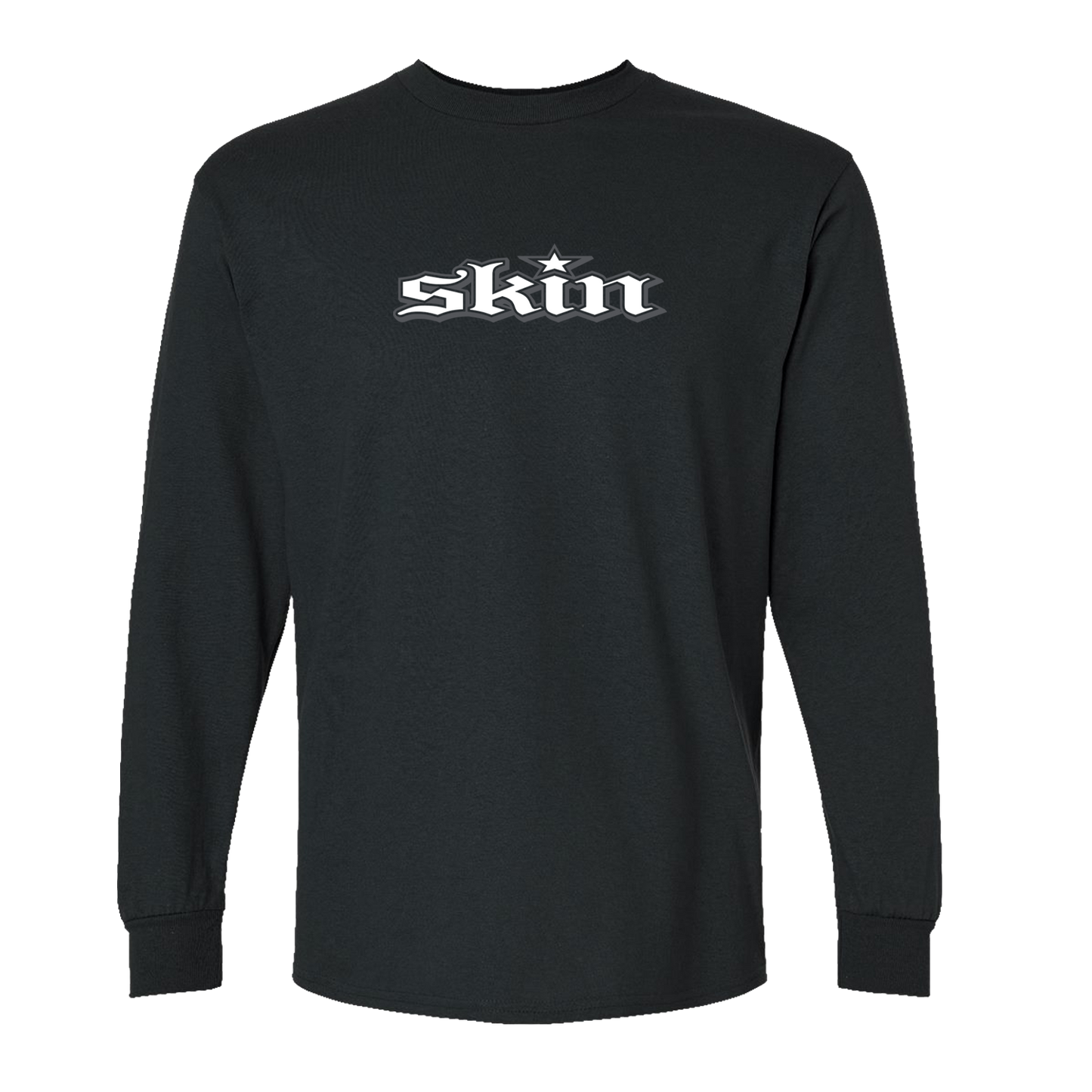 Mens Crew L/S Tee - C5 (Black)