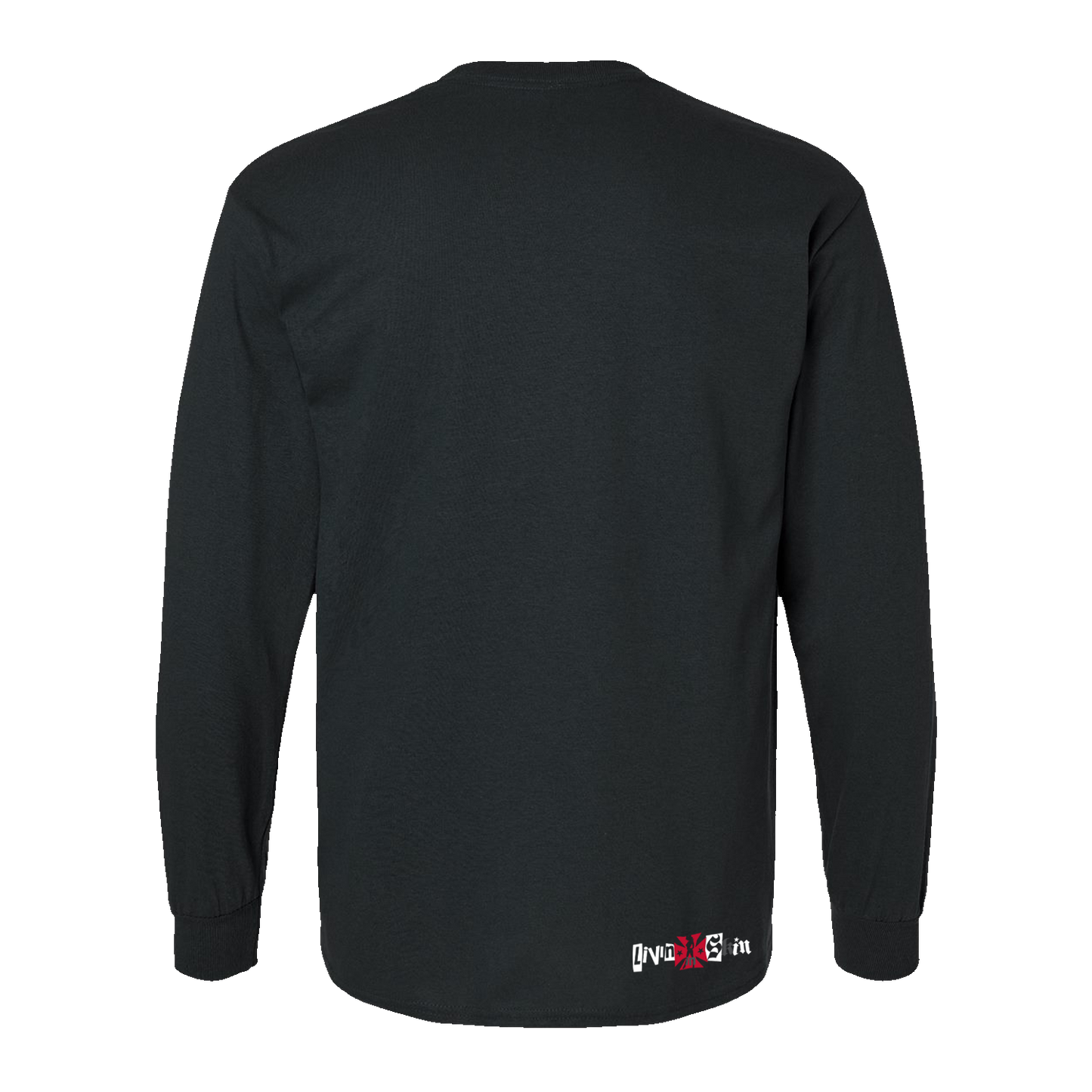 Mens Crew L/S Tee - CON-CORP (Black)