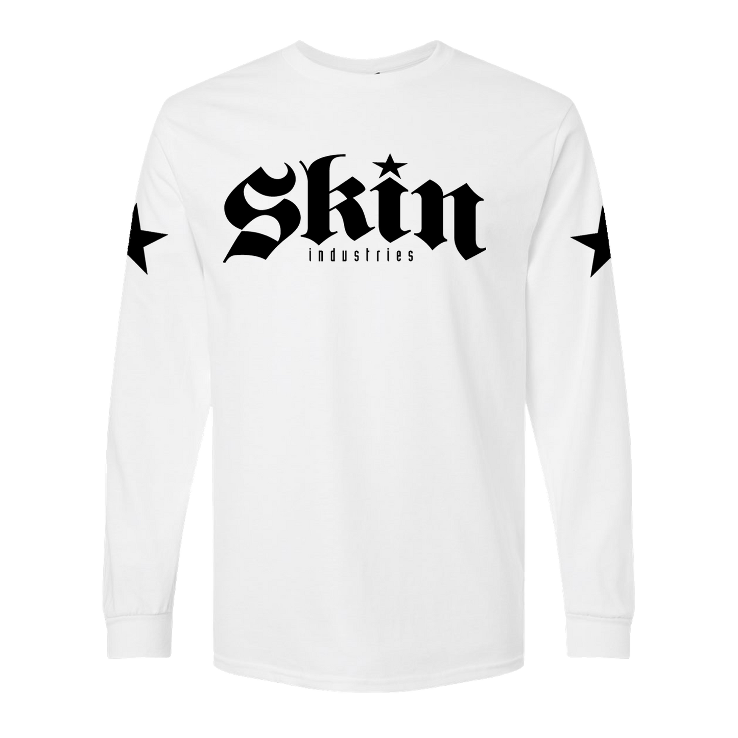 Mens Crew L/S Tee - FOUNDATION (White)