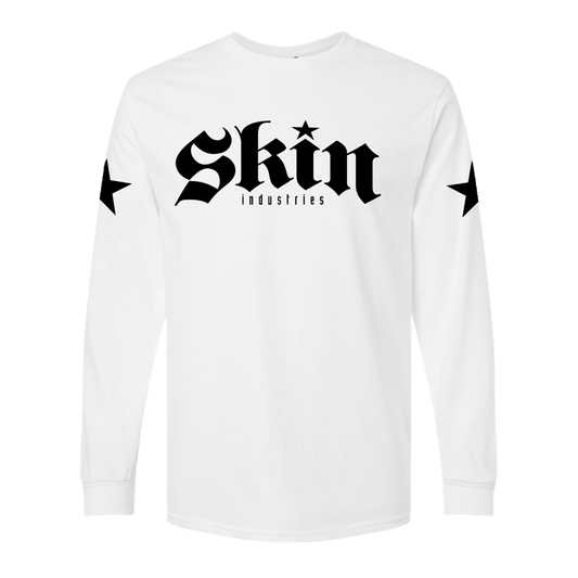 Mens Crew L/S Tee - FOUNDATION (White)