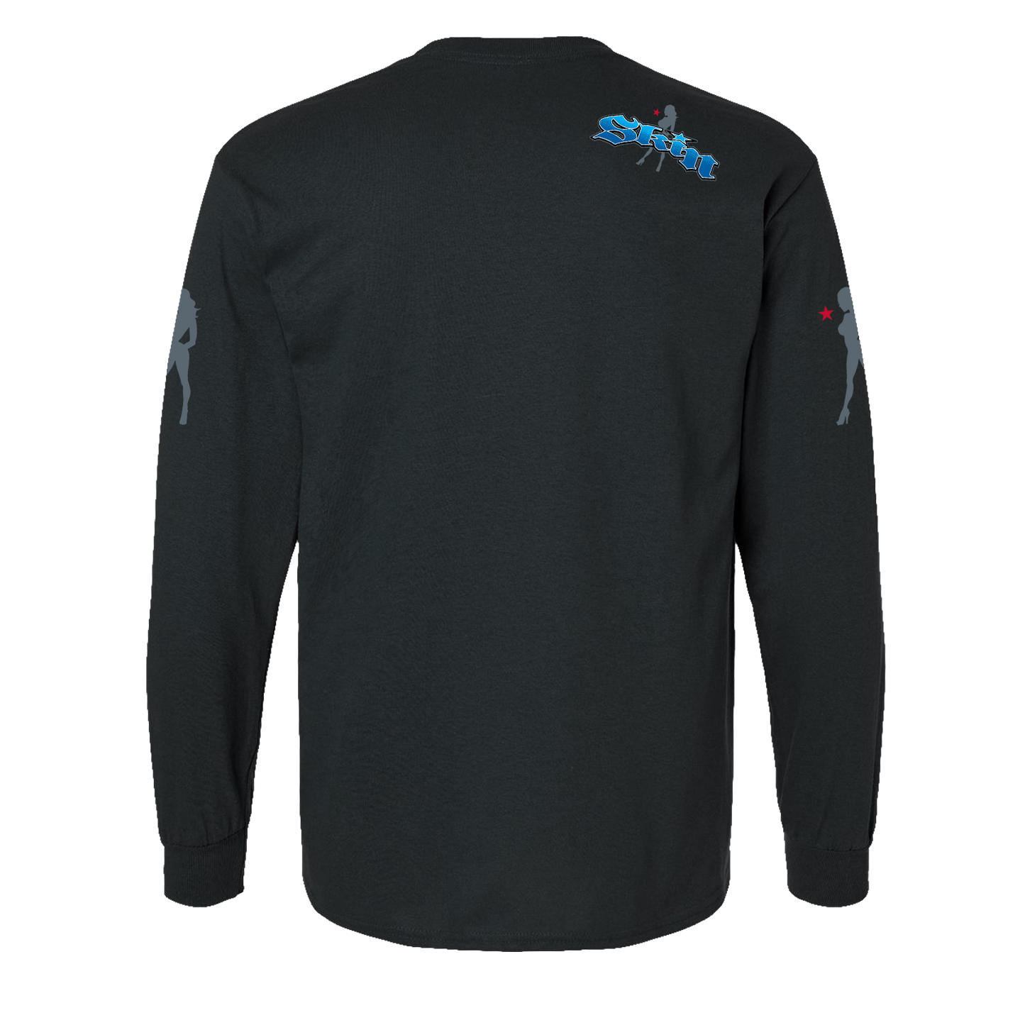 Mens Crew L/S Tee - QUICKIE (Black)