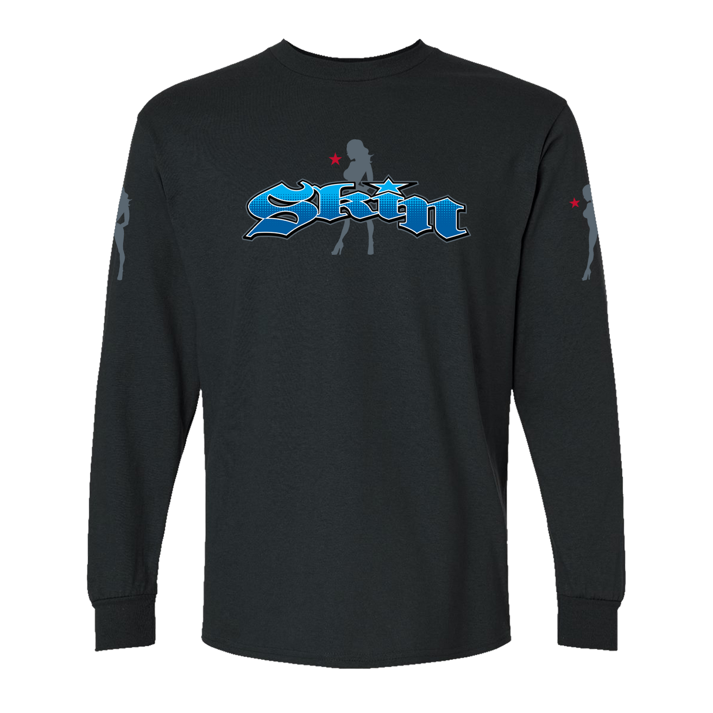 Mens Crew L/S Tee - QUICKIE (Black)
