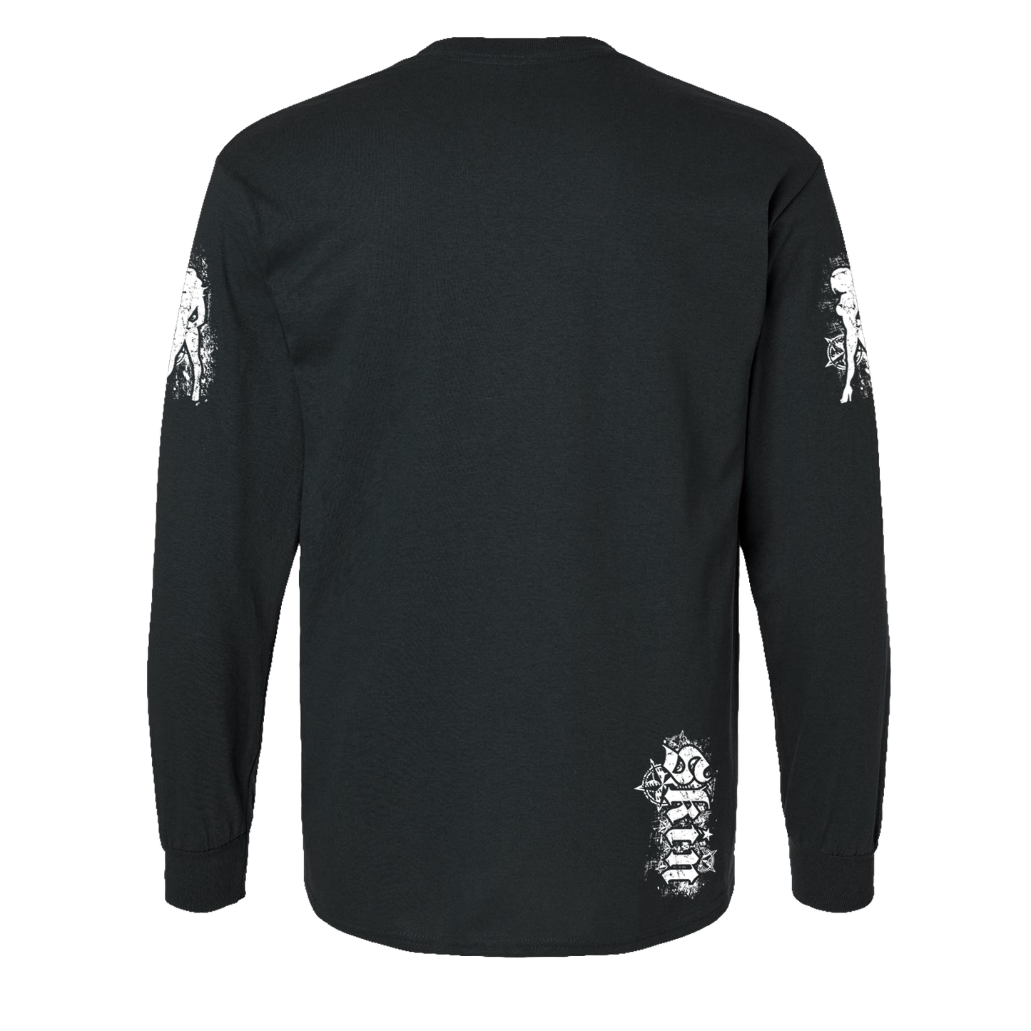 Mens Crew L/S Tee - ROCKSTAR (Black)