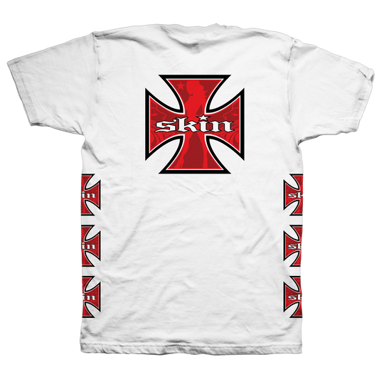 Mens Crew S/S Tee - RUMBLER (White)