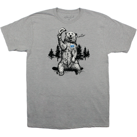 Mens Crew S/S Tee - HANK (Sports Gray)