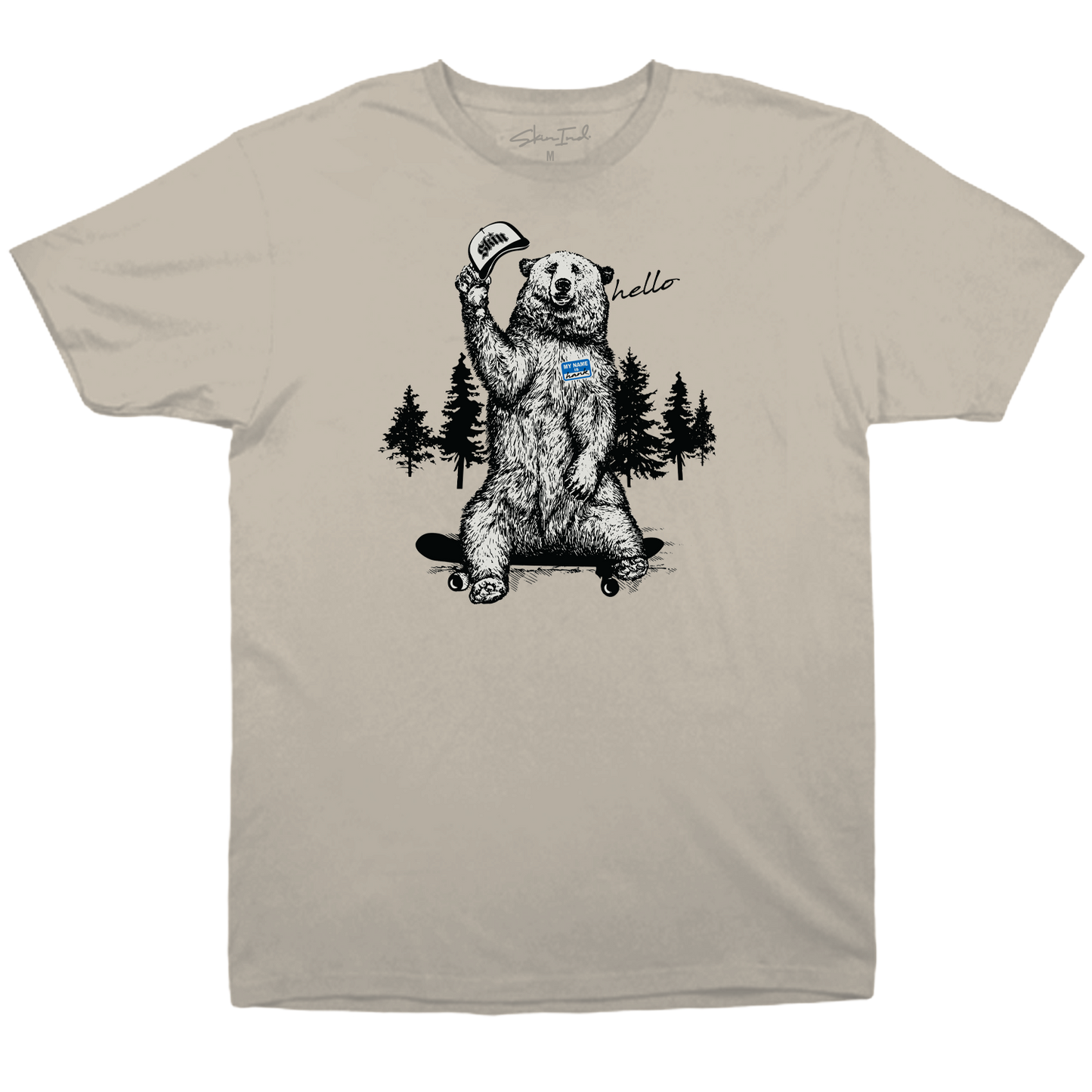 Mens Crew S/S Tee - HANK (Sand)