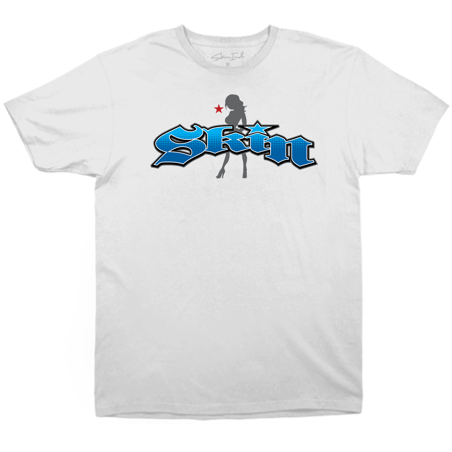 Mens Crew S/S Tee - QUICKIE (White)