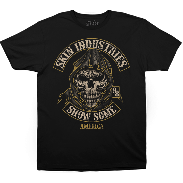 Mens Crew S/S Tee - RIDER (Black)