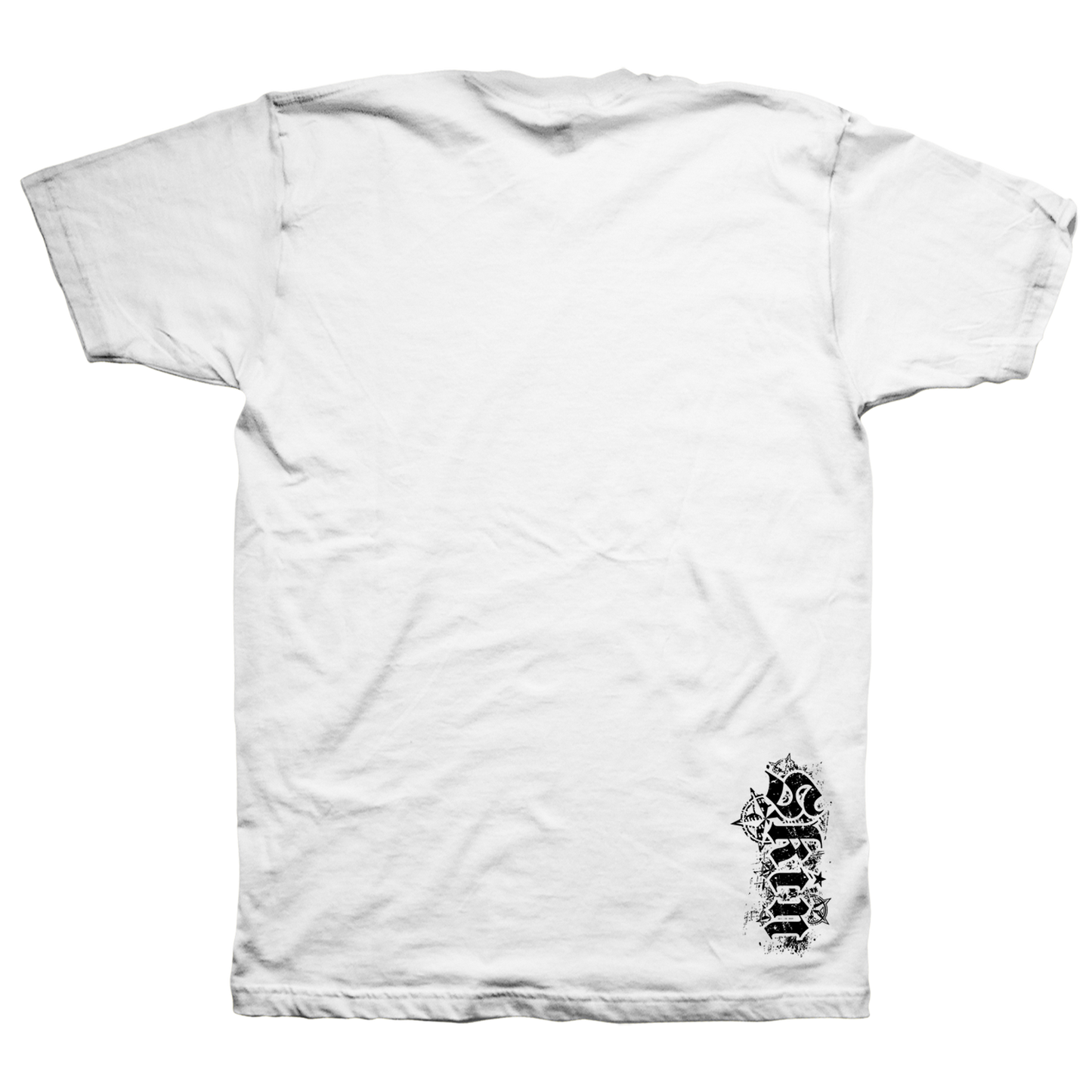 Mens Crew S/S Tee - ROCKSTAR (White)