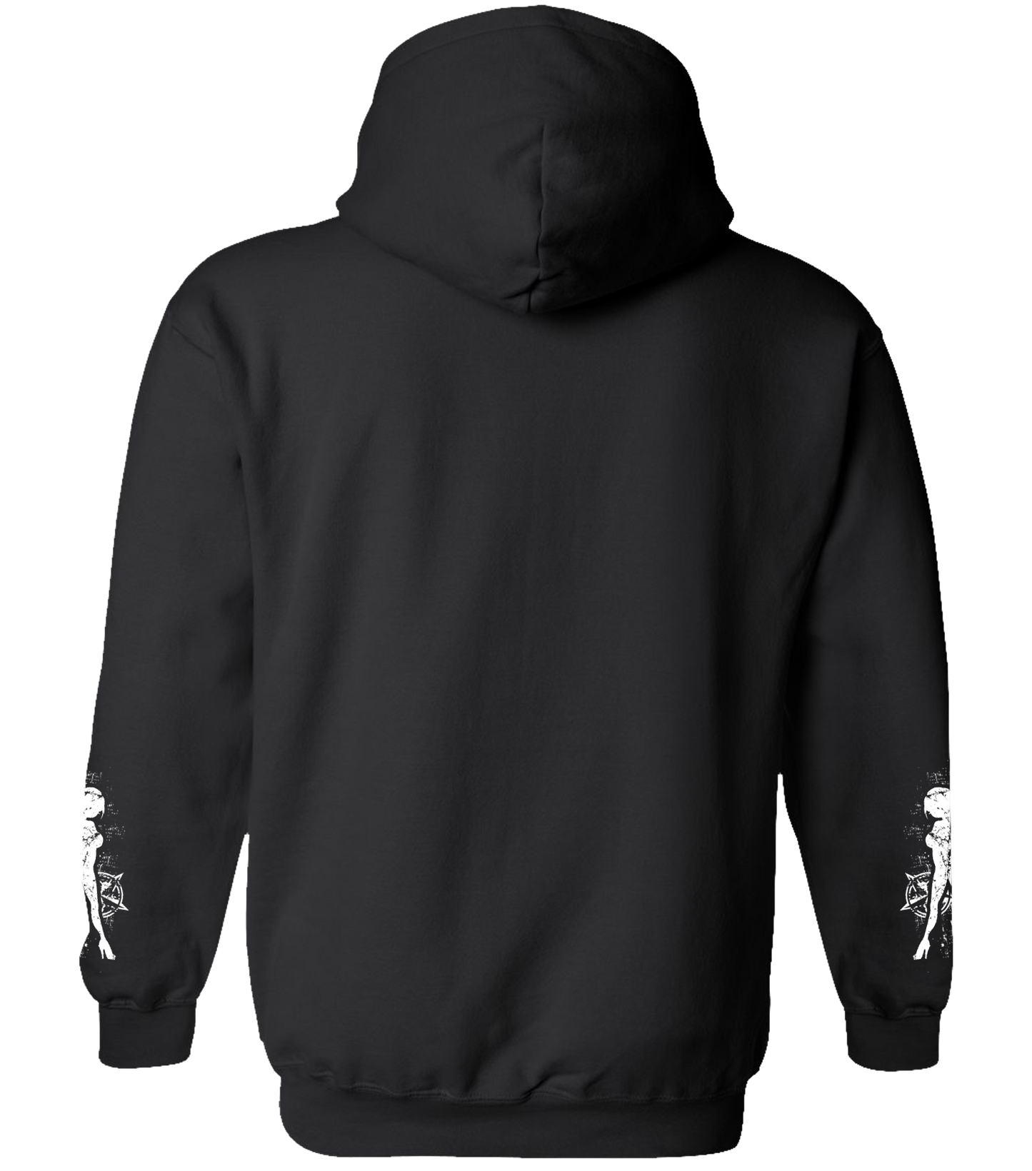 Mens Hoodie (Pullover) - ROCKSTAR (Black)