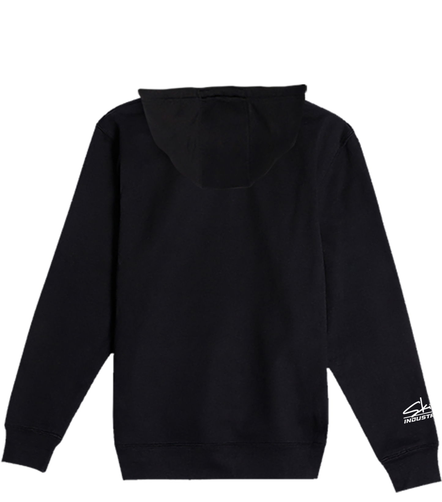 Mens Pullover ZIP UP Hoodie - ROCKSTAR (Black)