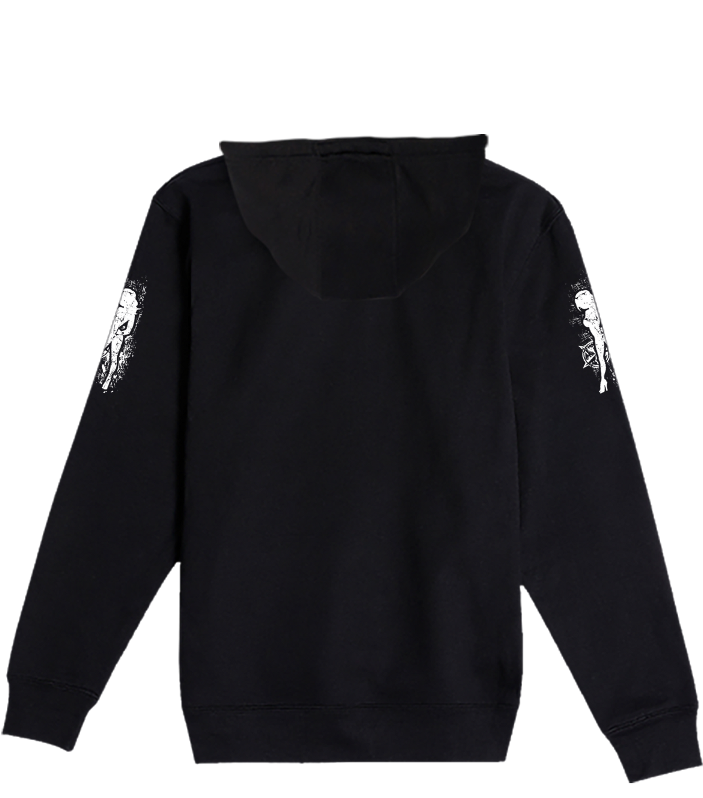 Mens Hoodie (Pullover) - ROCKSTAR (Black)