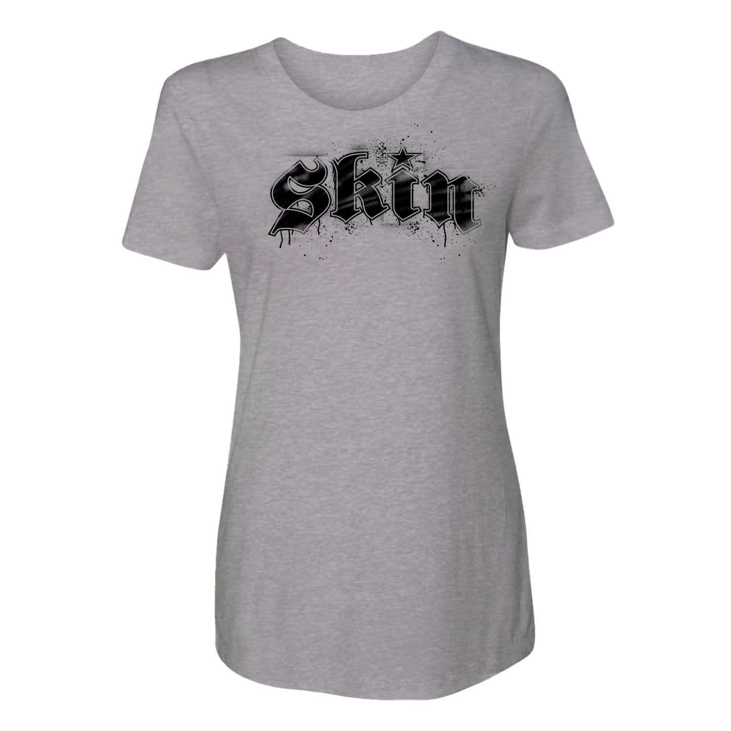 Womens Crew S/S Tee - STENCILA (Heather)