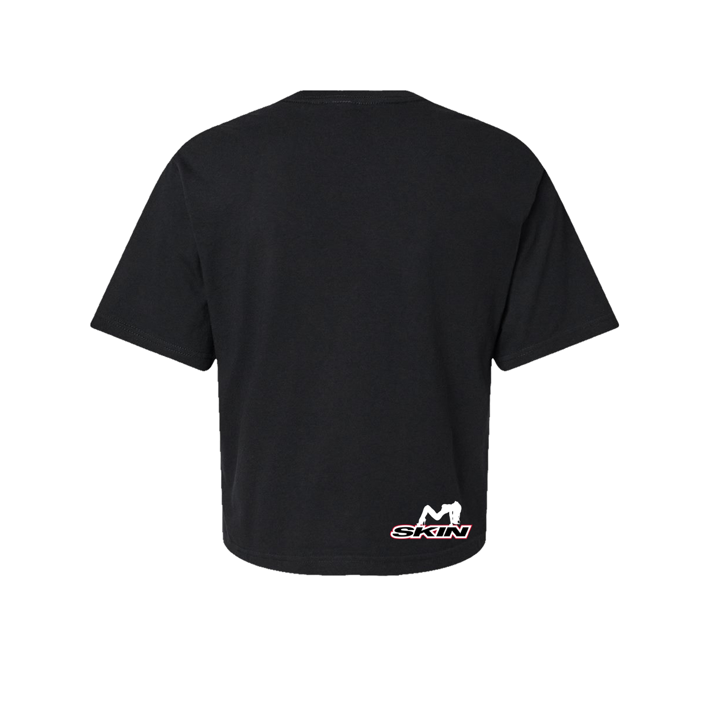 Womens Boxy Crop S/S Tee - ICON (Black)