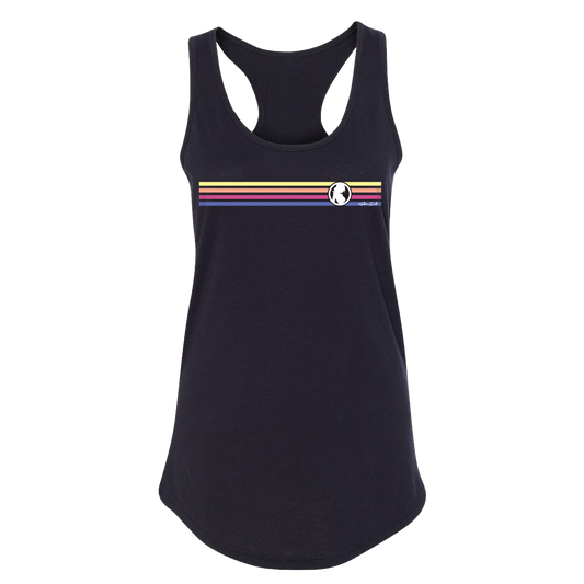 Womens Racerback - BARS (Black)