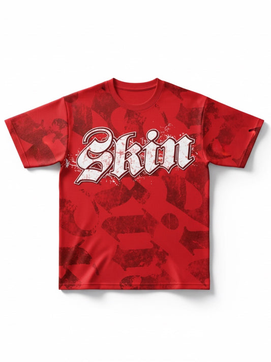 Mens S/S Crew Tee - CAN-CAN (in Red)