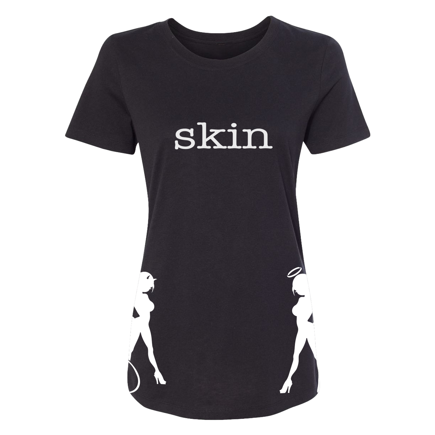 Womens Crew Tee - CONFLICTED (Black)