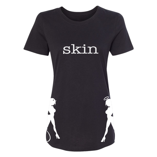 Womens Crew Tee - CONFLICTED (Black)