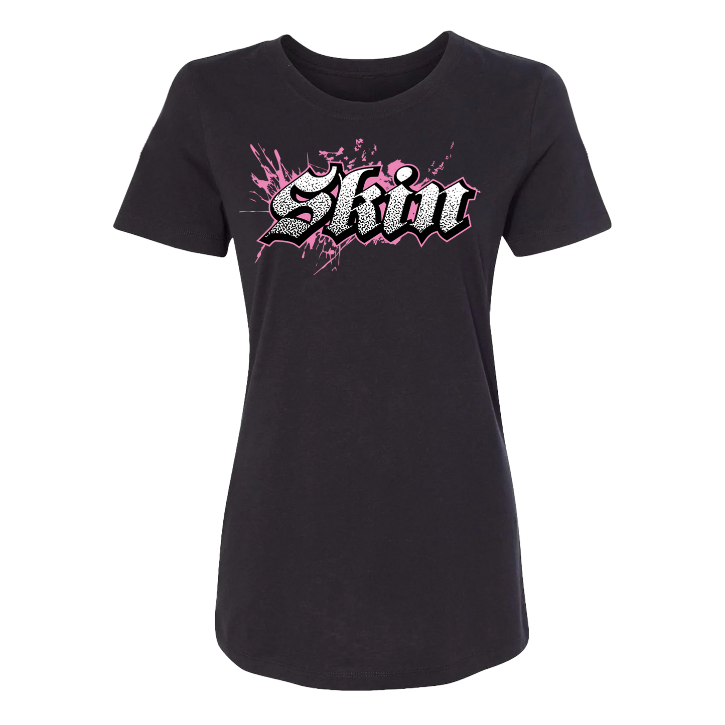Womens Crew S/S Tee - EXTREME (Black w/Pink)