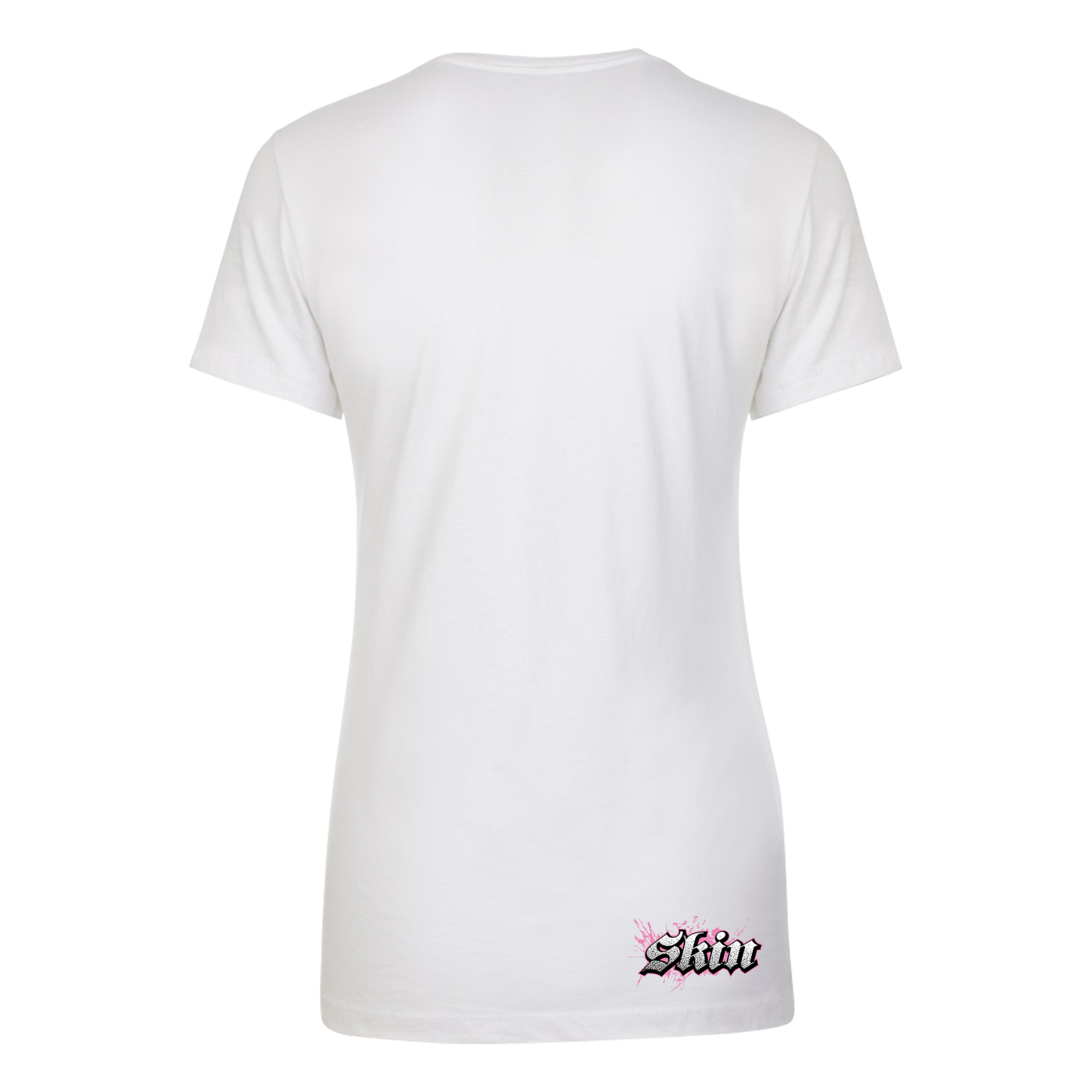 Womens Crew S/S Tee - EXTREME (White w/Pink)