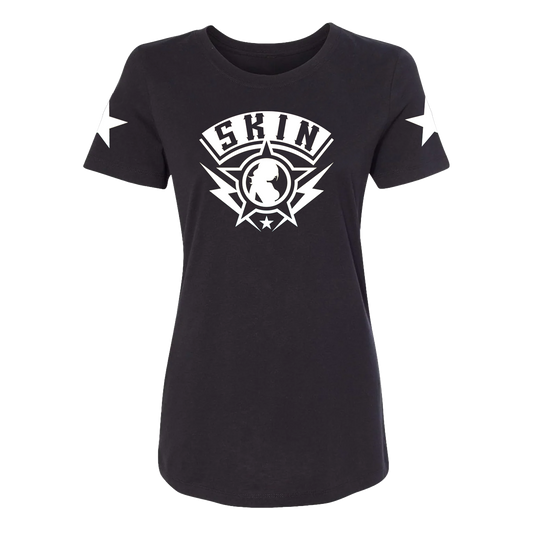 Womens Crew S/S Tee - FREEBIRD (Black)