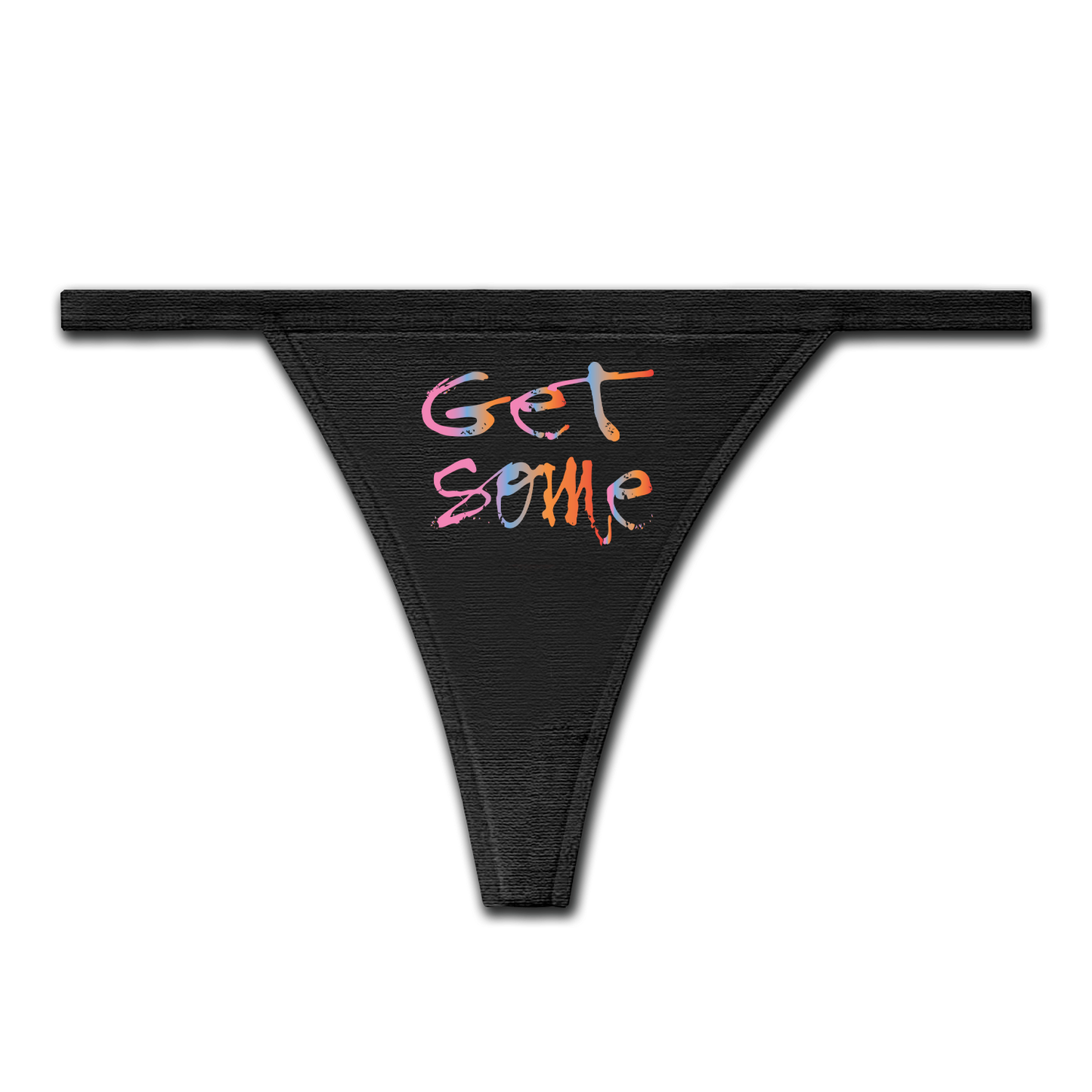 Underwear Thong -GET SOME (Black)
