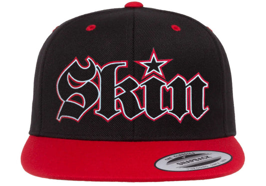 Headwear - Snapback 5 Panel - GOTHIC (Red/Black)