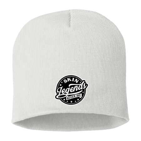 Headwear - Beanie Skull - LEGENDS (White)