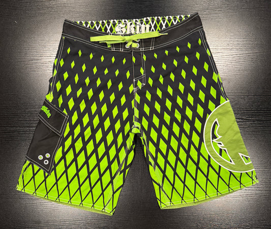 Board-shorts - GREEN MACHINE (Size 34)