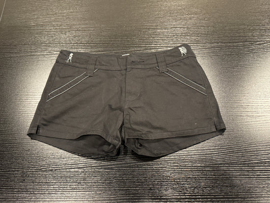Womens Shorts (Low Rise) - B & W (Size XS or 27)