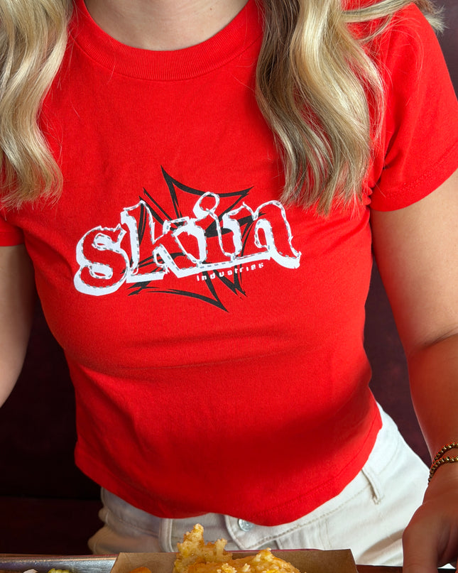 Women’s S/S Baby Tee | DERRY BERRY - Red