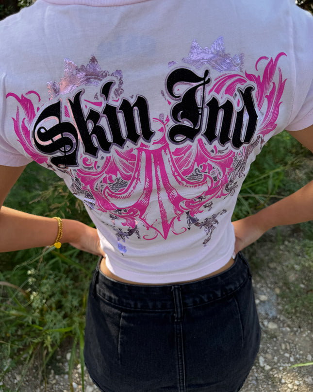 Women’s S/S Baby Tee | MALICE - Pink