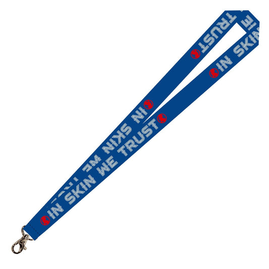 LANYARD - IN SKIN WE TRUST - in Blue