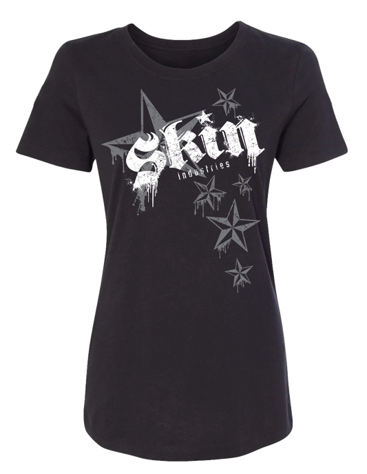 Womens Crew S/S Tee - Locked Up (Black)