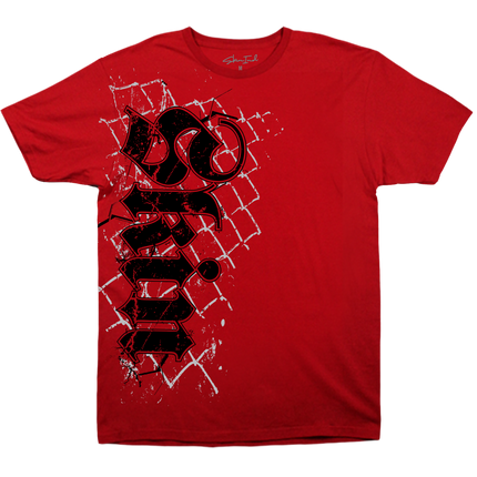 Men’s S/S Tee Premium | CAGE - Red