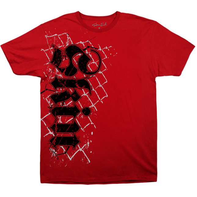 Men’s S/S Tee Premium | CAGE - Red