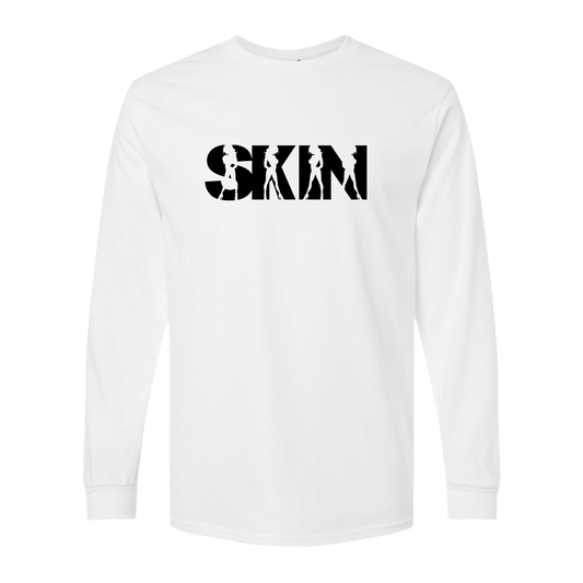 Mens Crew L/S Tee - ANGLES (White)