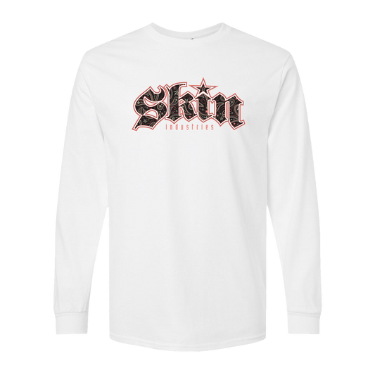 Mens Crew L/S Tee FILLER (White)