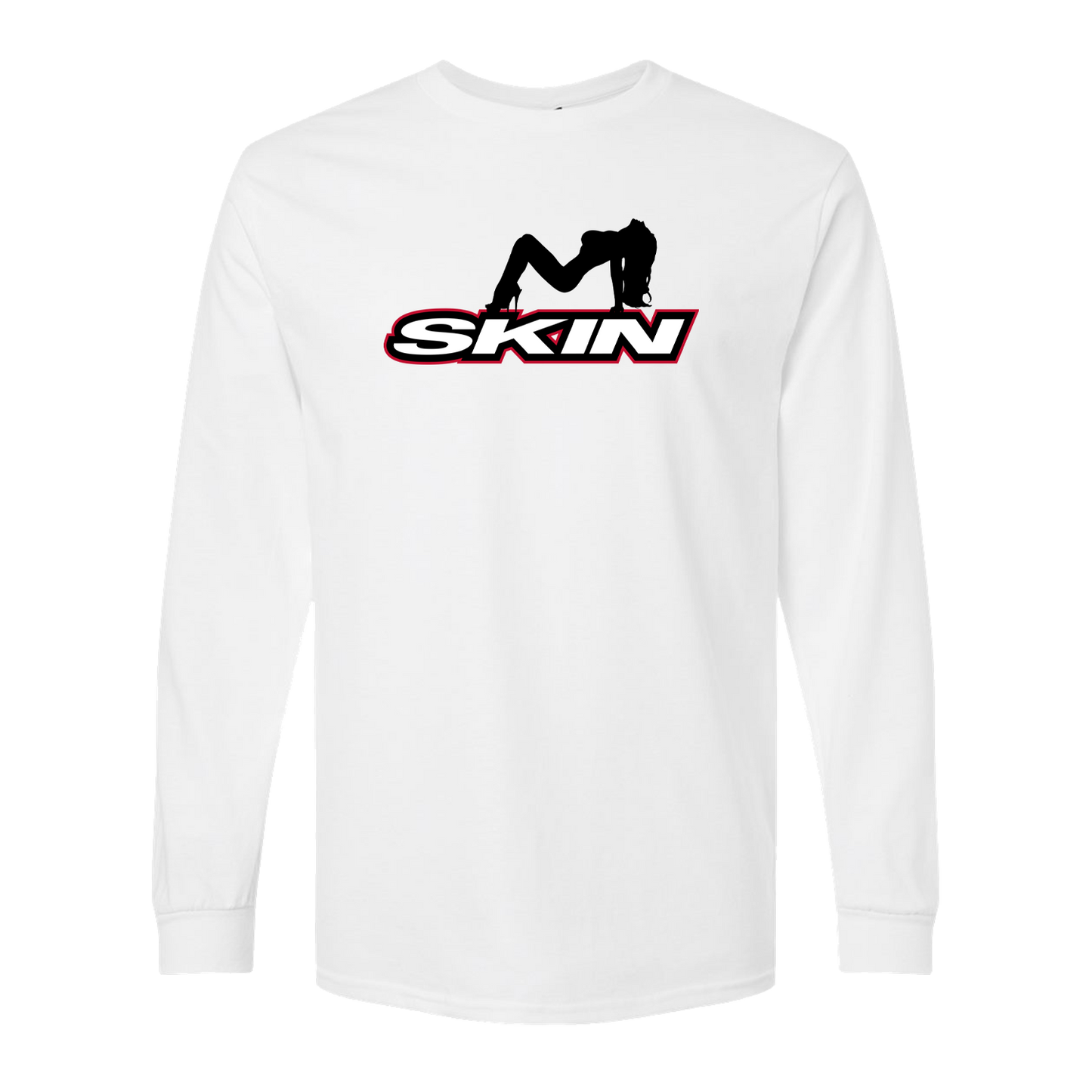 Mens Crew L/S Tee - ICON (White)
