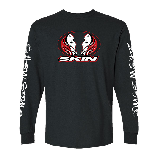 Mens Crew L/S Tee KISS (Black)