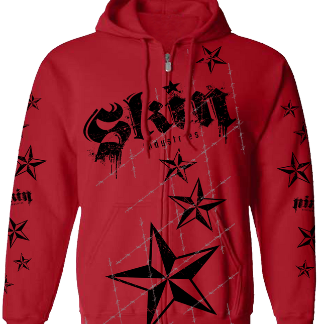 Men's Hoodie Zip | LOCK DOWN - Black