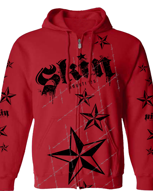 Men's Hoodie Zip | LOCK DOWN - Black