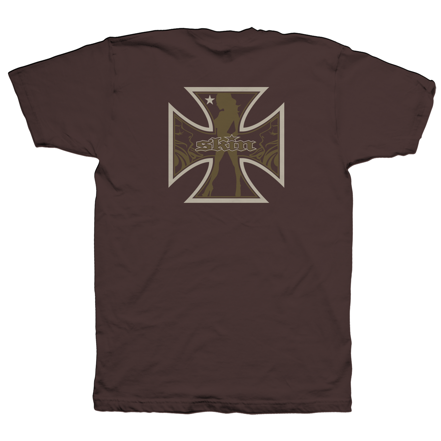 Mens Crew S/S Tee - C5 (Brown)