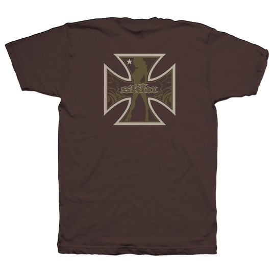 Mens Crew S/S Tee - C5 (Brown)